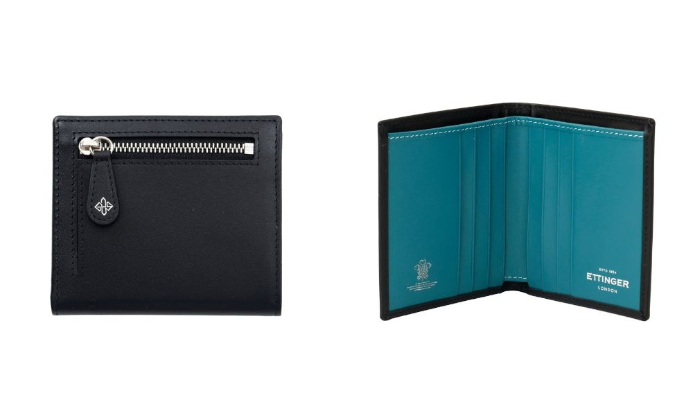 ETTINGER 名刺入れ ブラックターコイズ 2026年05月07日 『STERLING TURQUOISE/英国らしい美意識を、革小物に。』